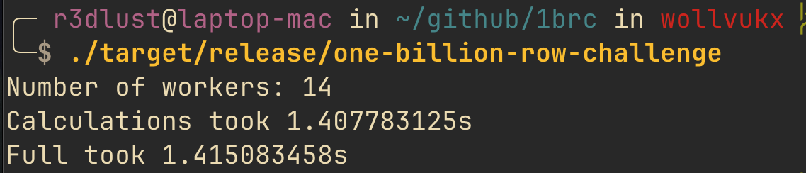 1 Billion Row Challenge
